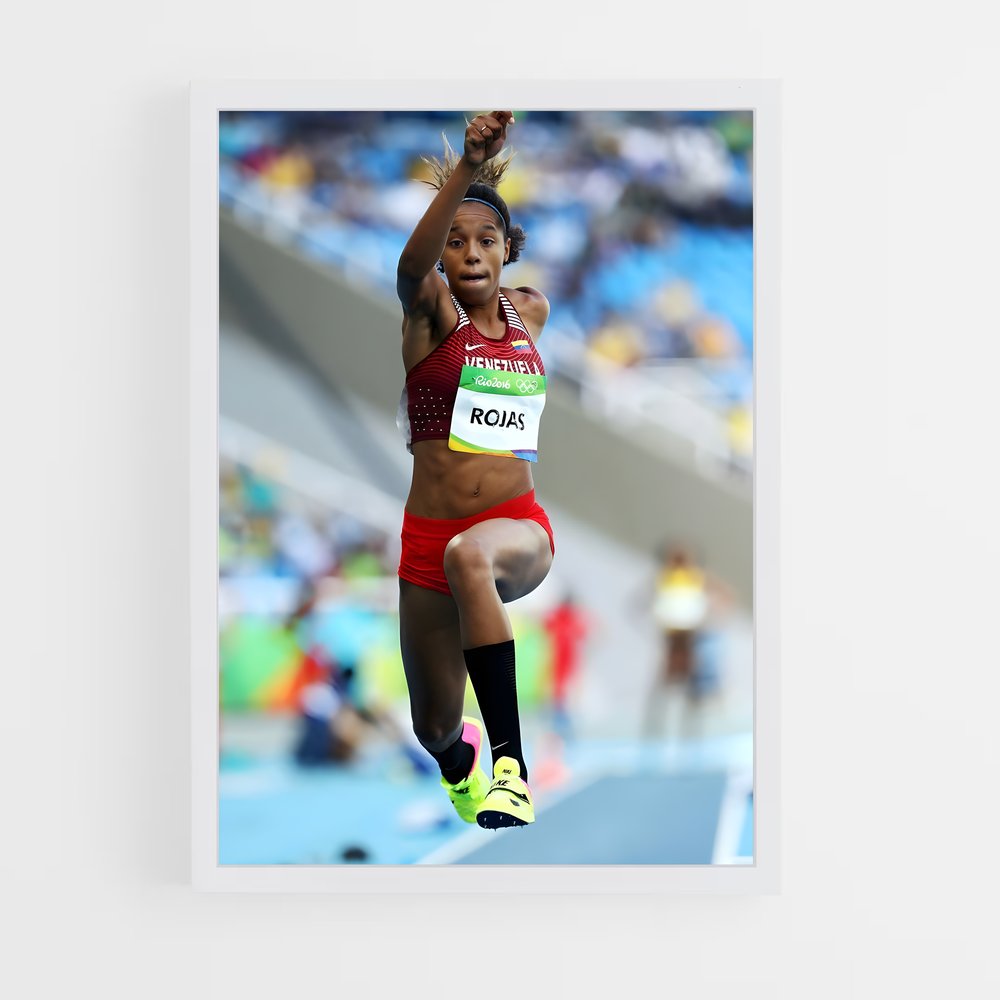 Poster Saut d'Étoile – affiche Athlétisme (vue 3)